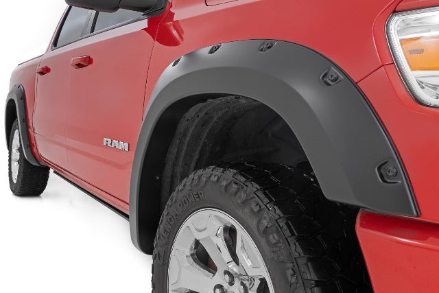Rough Country Pocket Fender Flares PPX Patriot Blue for Ram 1500 19-26 F-D10914A-PPX