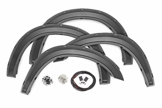 Rough Country Pocket Fender Flares PAR Maximum Steel for Ram 2500 11-18 F-D21011A-PAR