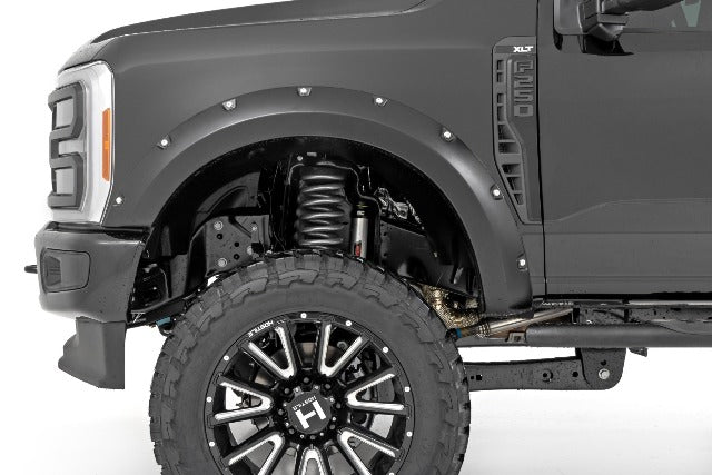 Rough Country Pocket Flares N1 Blue Jeans for Ford F250/350 Superduty 17-26 F-F20231-HX