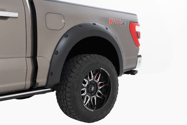Rough Country Pocket Fender Flares PQ Race Red for Ford F150 21-26 F-F20911B-PQ