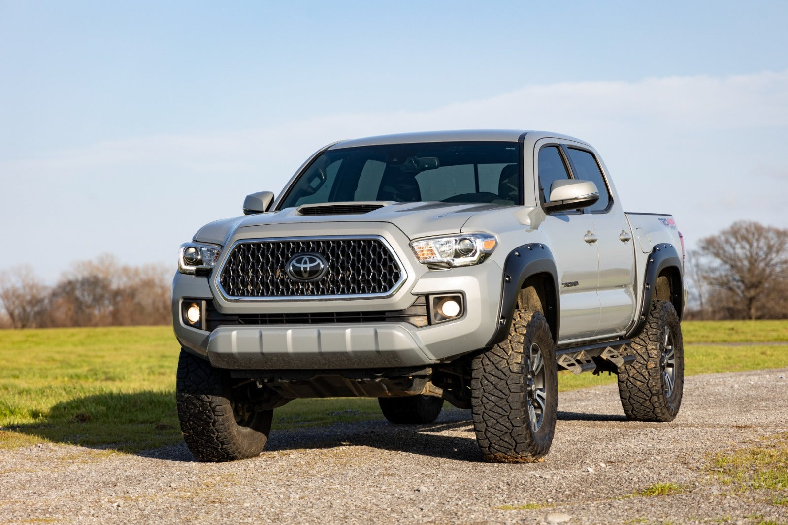 Pocket Fender Flare Toyota Tacoma 16-23 White