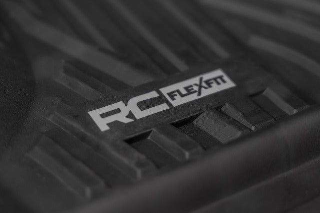 Rough Country Flex-Fit Floor Mats Front Chevy/GMC 1500/2500HD/3500HD 14-19 FF-2141