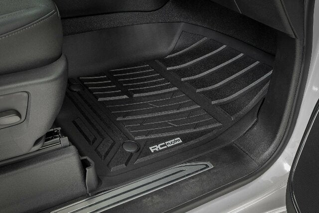 Rough Country Floor Mats Front Bucket Chevy/GMC 1500/2500HD/3500HD 19-25 FF-2161
