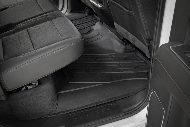 Rough Country Flex-Fit Floor Mats Bucket Crew Chevy/GMC 1500/2500HD/3500HD 19-25 FF-21612
