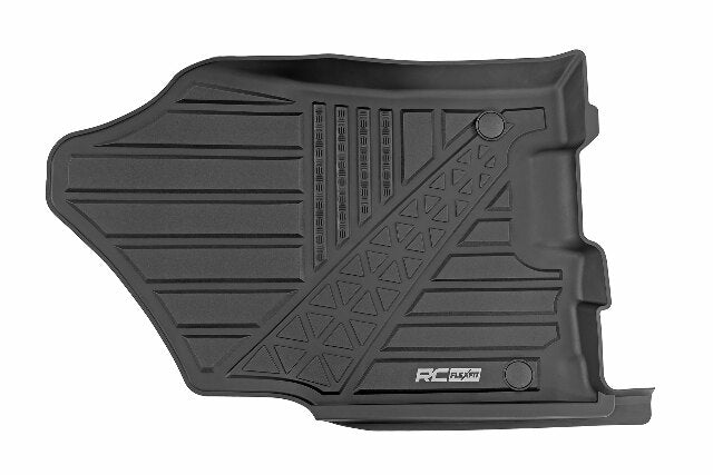 Rough Country Flex-Fit Floor Mats Front Crew for Ram 1500 19-25/TRX 21-25 FF-3142