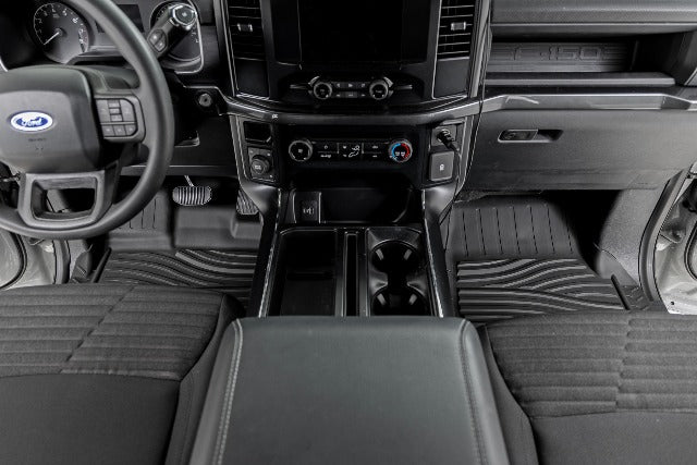 Rough Country Flex-Fit Floor Mats FR & RR for Ford F150/Lightning/Raptor 17-25 FF-51512
