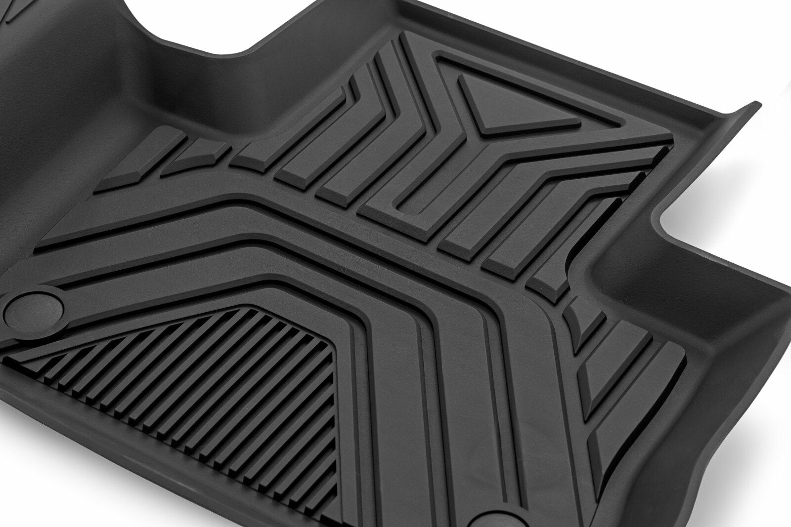 Rough Country Flex-Fit Floor Mats Front & Rear for Toyota RAV4 (2019-2025)