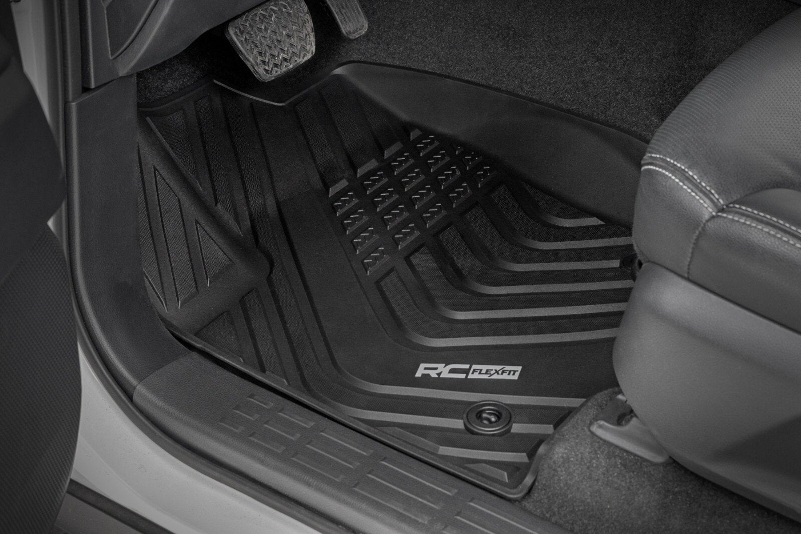 Rough Country Flex-Fit Floor Mats | FR & RR | for Toyota Landcruiser (2024-2025)