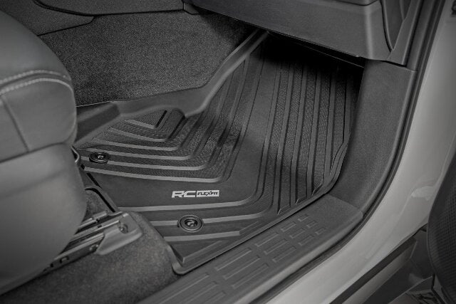 Rough Country Flex-Fit Floor Mats | FR & RR | for Toyota Landcruiser 2024-2026 FF-71618