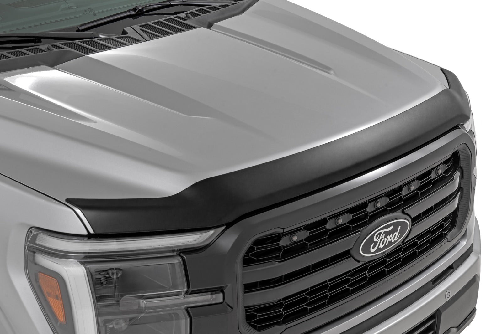 Rough Country Hood Protector Gloss Black for Ford F-150 2021-2025 HP30010-RCGB