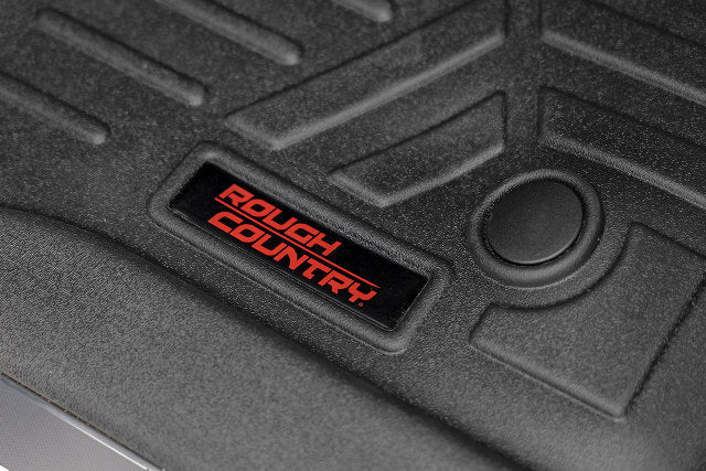 Rough Country Floor Mats FR & RR FR/RR Bucket Chevy/GMC Tahoe/Yukon (21-22) -3