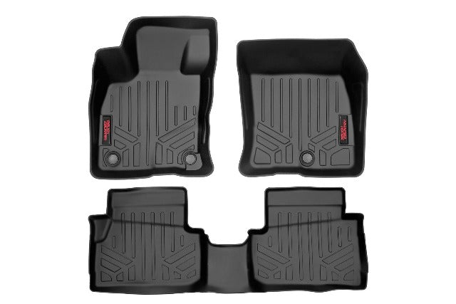 Rough Country Floor Mats Front and Rear for Ford Maverick Hybrid 2022-2025 -1