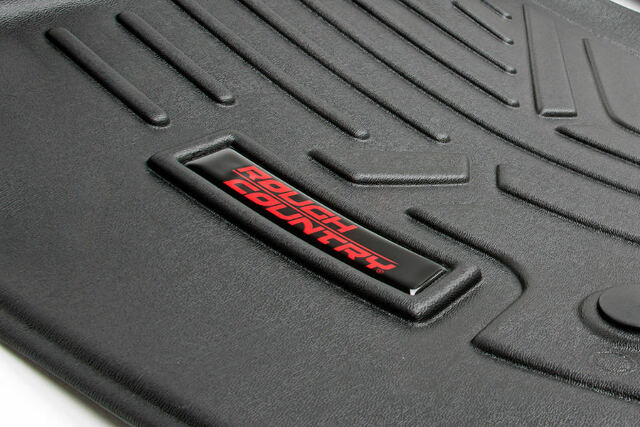 Rough Country Floor Liners F&R Buckets w/Under Seat Storage for Ford F-150 15-23 M-51515