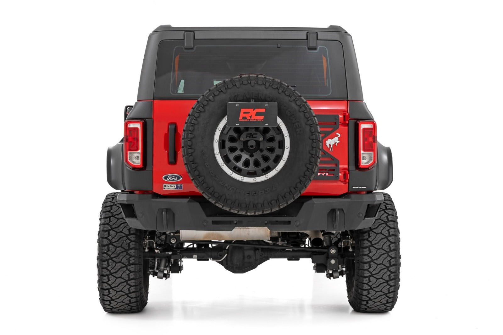 Rough Country Fender Flares | JS Iconic Siver | Ford Bronco 4WD (2021-2025) -4