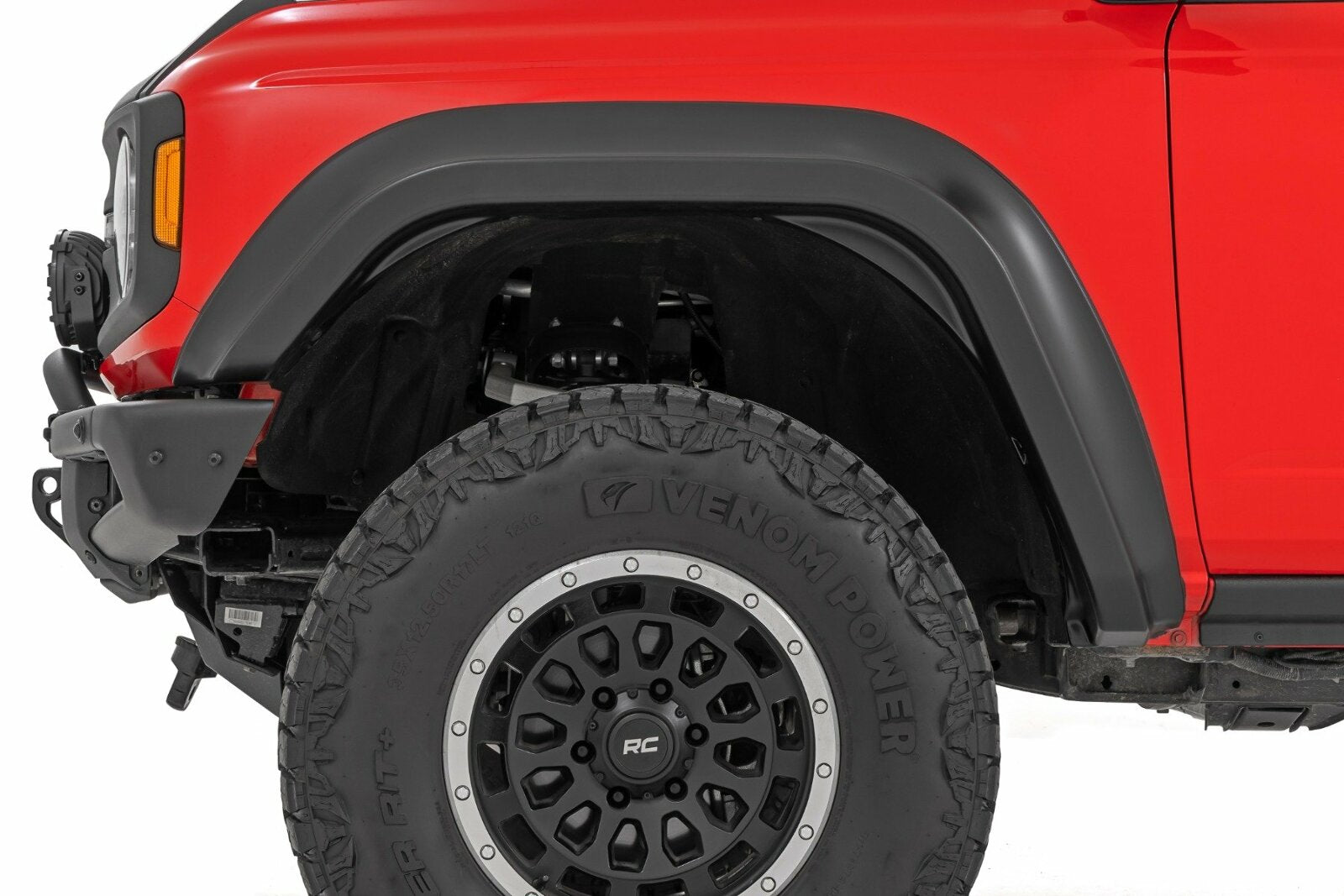 Rough Country Fender Flares | JS Iconic Siver | Ford Bronco 4WD (2021-2025) -6