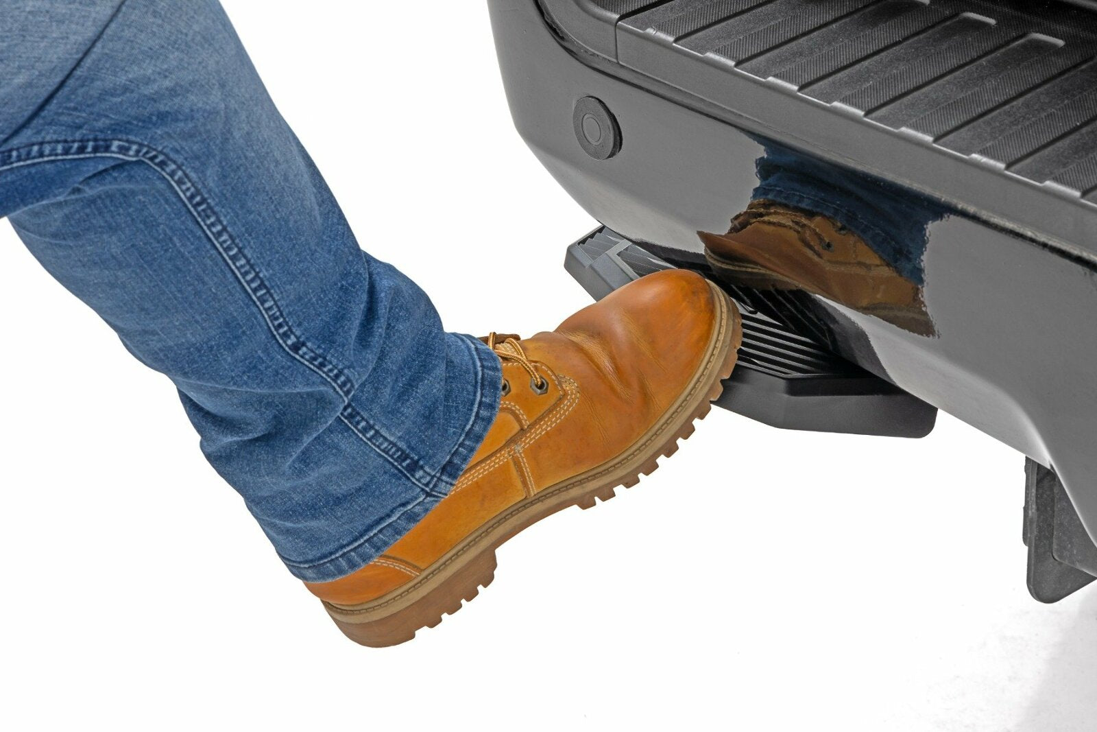 Rough Country Retractable Bed Step Manual Pull for Ford F250/F350 17-22 PW049815 -1