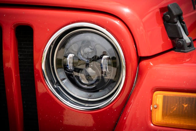 Jeep 7in LED Projection Headlights Wrangler TJ, JK RCH5000