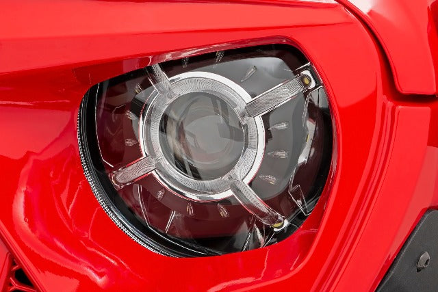 Jeep 9"LED Projection Headlights Wrangler JL/JLU, Gladiator JT RCH5100