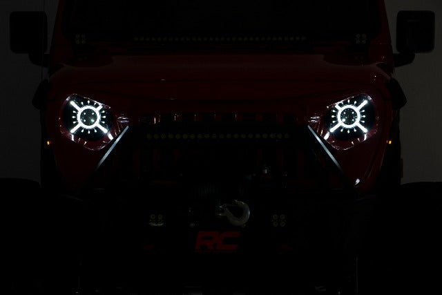 Jeep 9"LED Projection Headlights Wrangler JL/JLU, Gladiator JT RCH5100