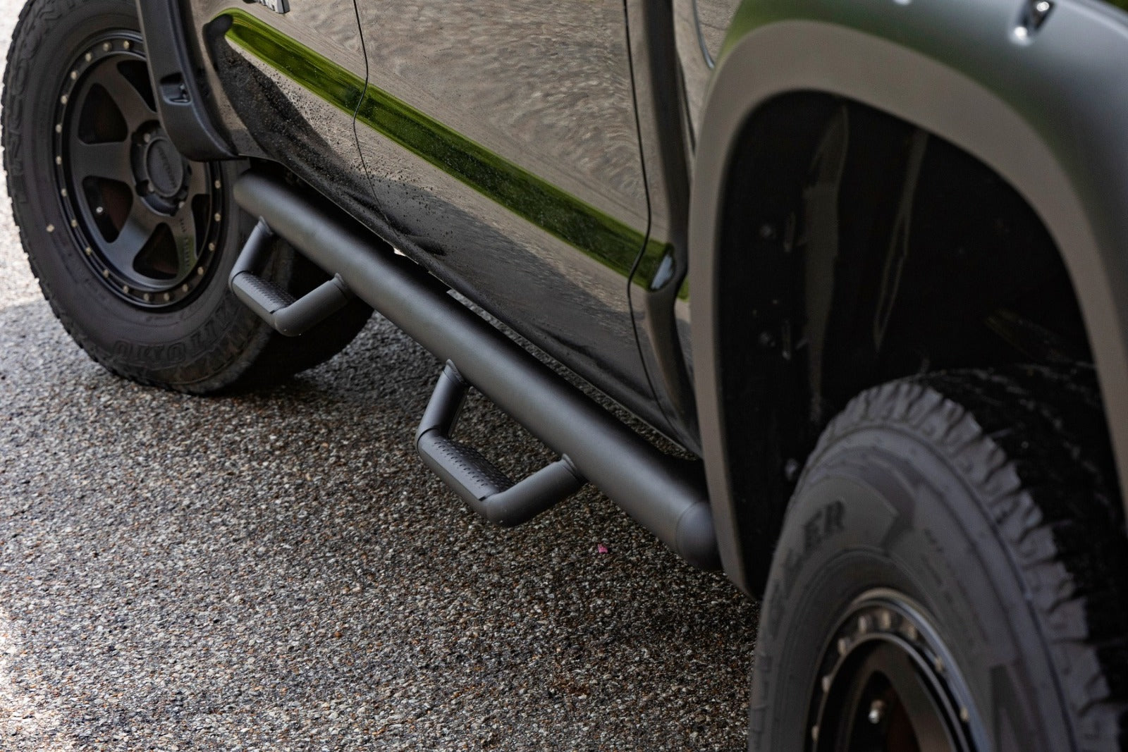 Rough Country Nerf Steps Cab Length CrewMax 5'7" Bed for Toyota Tundra 07-21 T0786CCB