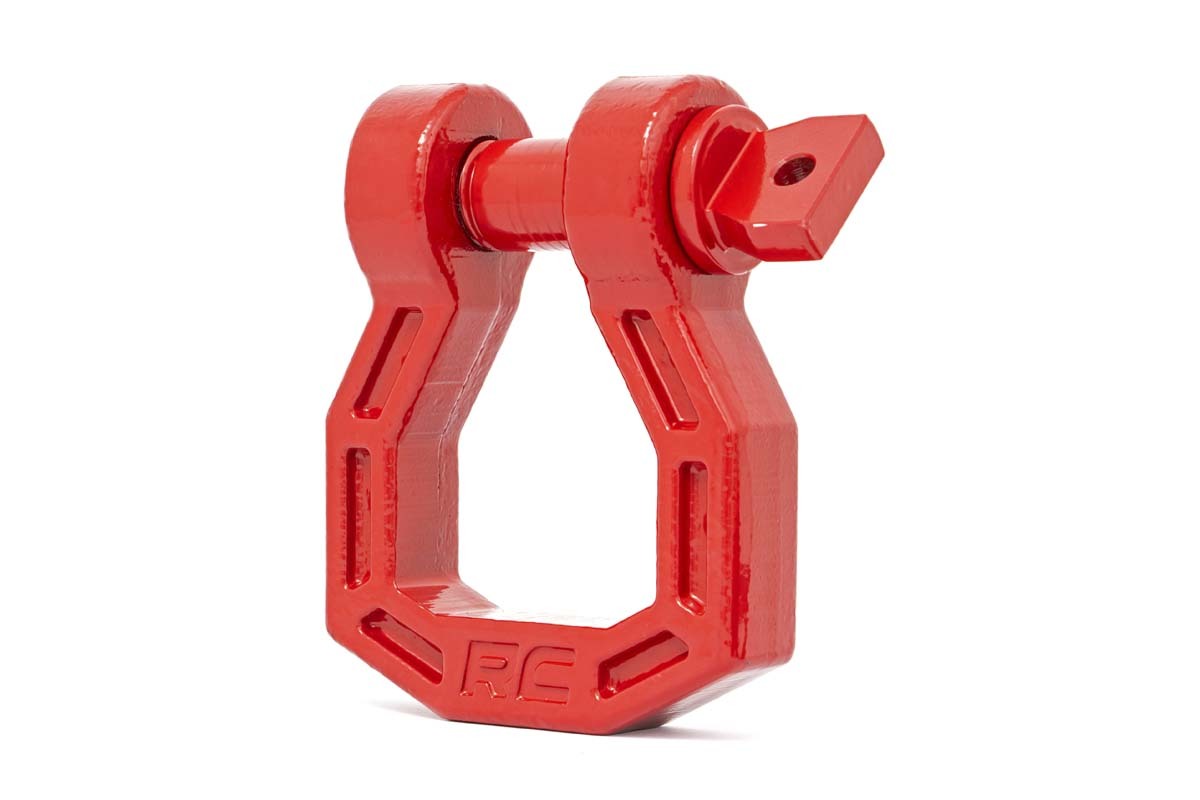 Rough Country D-Ring Forged Pair Red - RS119