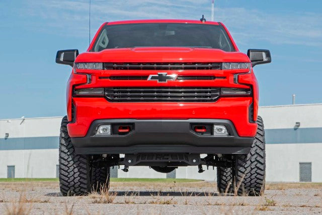Tow Hooks Forged Red Chevy Silverado 1500 2WD/4WD 2019-2023 - RS132