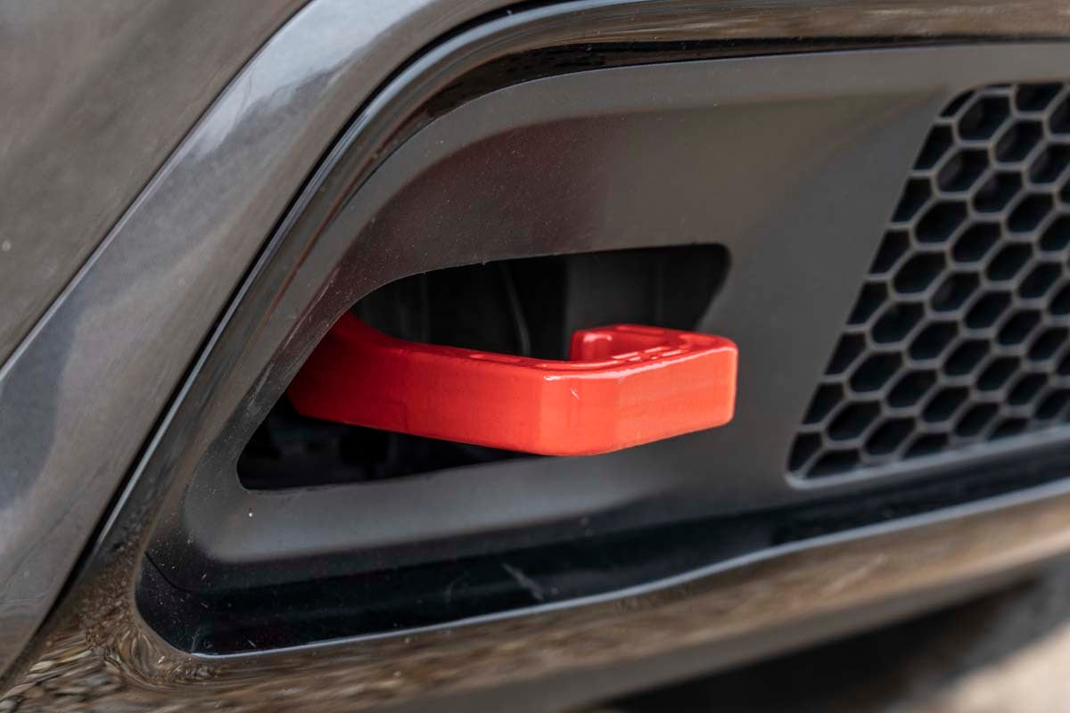 Rough Country Forged Tow Hooks 15-22 Grand Cherokee WK2 Red RS133