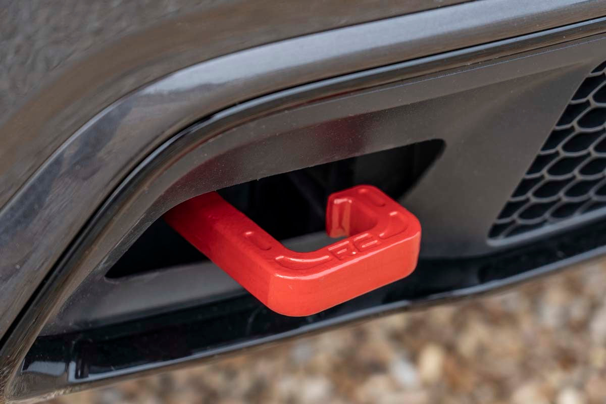 Rough Country Forged Tow Hooks 15-22 Grand Cherokee WK2 Red RS133