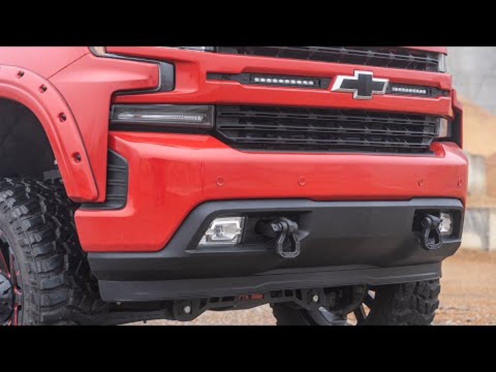 Rough Country GM Tow Hook to Shackle Conversion Kit-Mount Only 88-98 C1500 K1500 RS163
