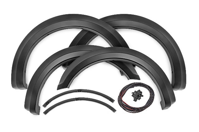 Rough Country Fender Flares Sport YZ Oxford White for Ford F150 2018-2020 S-F11811-YZ
