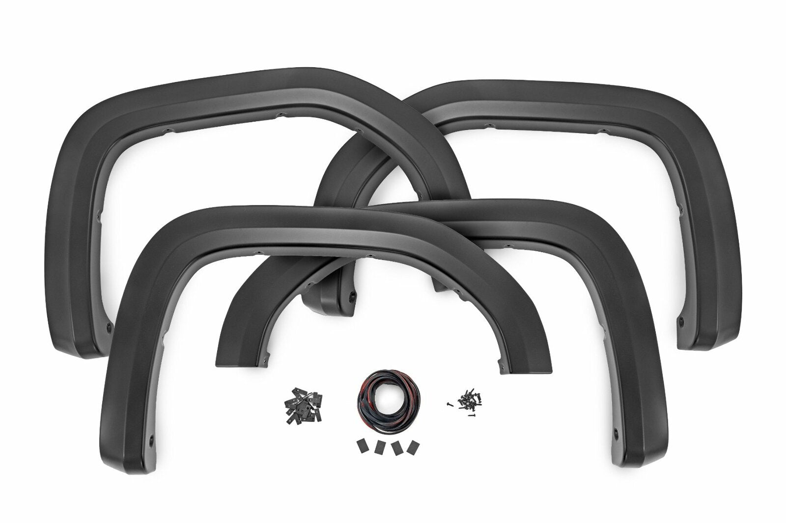 Rough Country Fender Flares Sport GBA Black GMC 2500HD/3500HD 20-25