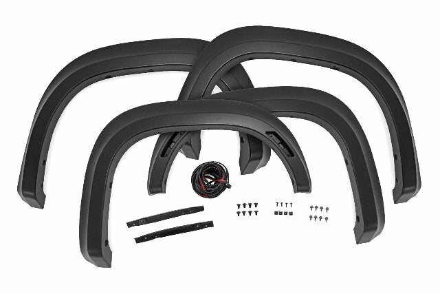 Rough Country Fender Flares Sport QAK Glacier White for Nissan Frontier 22-26 S-N12200-QAK