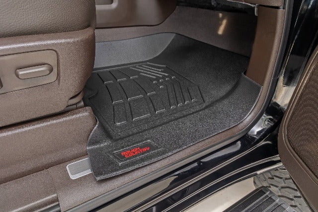 Rough Country SureFit Floor Mats Front Chevy/GMC 1500/2500HD/3500HD 19-25 -6