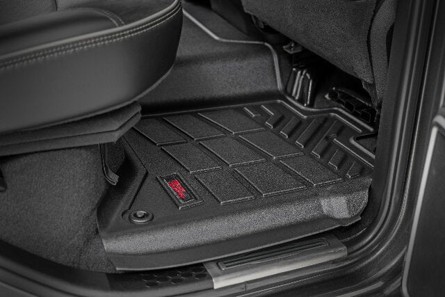 Rough Country Heavy Duty Floor Mats Frt/Rear 99-07 for Ford Super Duty Crew Cab -5