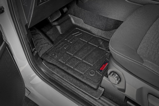Rough Country Sure-Fit Floor Mats Front Crew for Ford Ranger 24-25 SM51002
