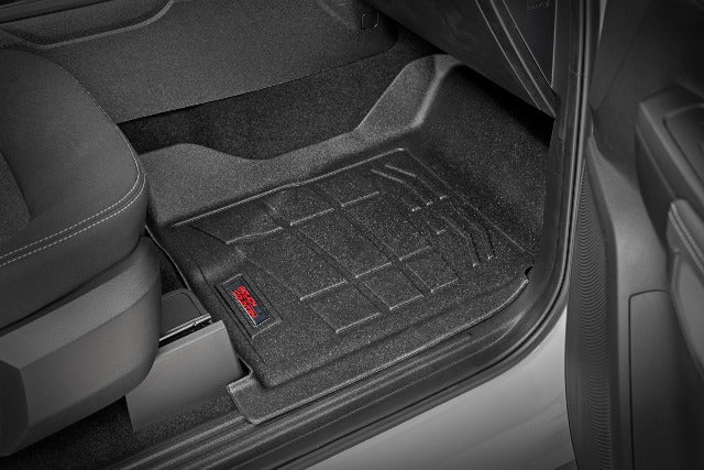 Rough Country Sure-Fit Floor Mats Front Crew for Ford Ranger 24-25 SM51002