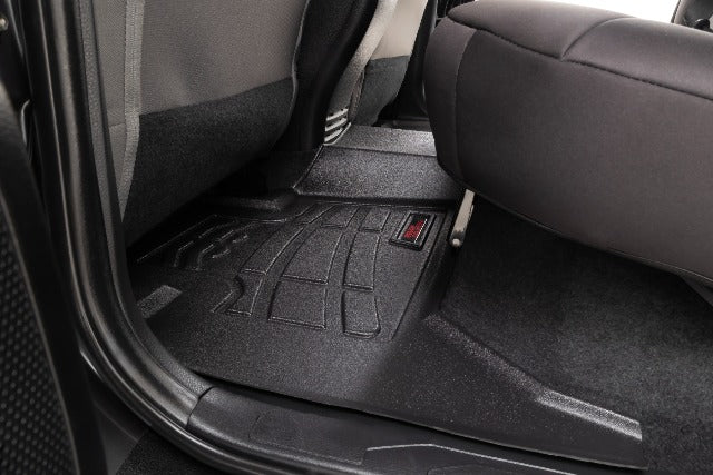 Rough Country Sure-Fit Floor Mats Front & Rear for Toyota Tacoma 16-23 SM71216