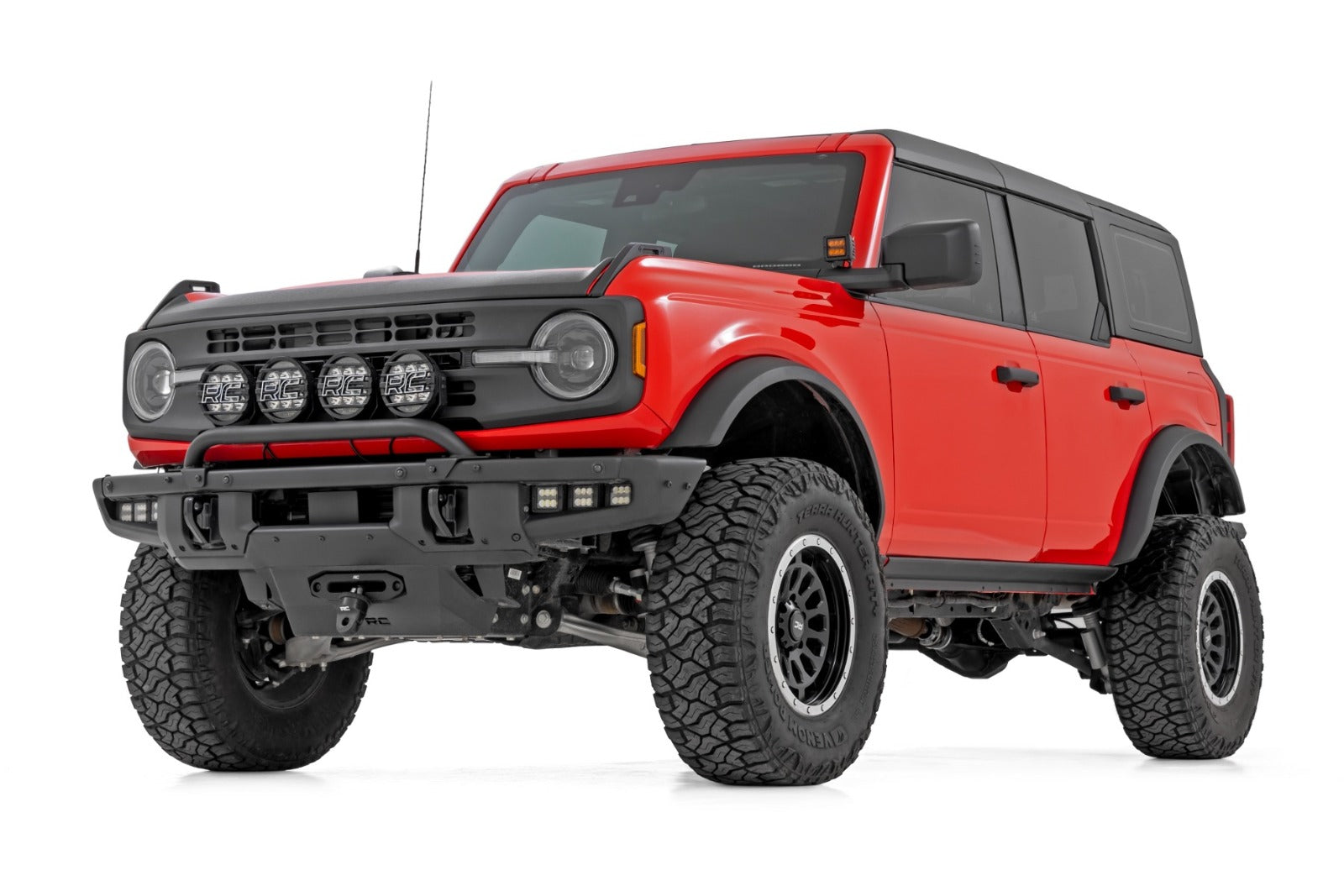 Rough Country Trail Cladding | Rocker Sill Plates | for Ford Bronco (2021-2025) -3