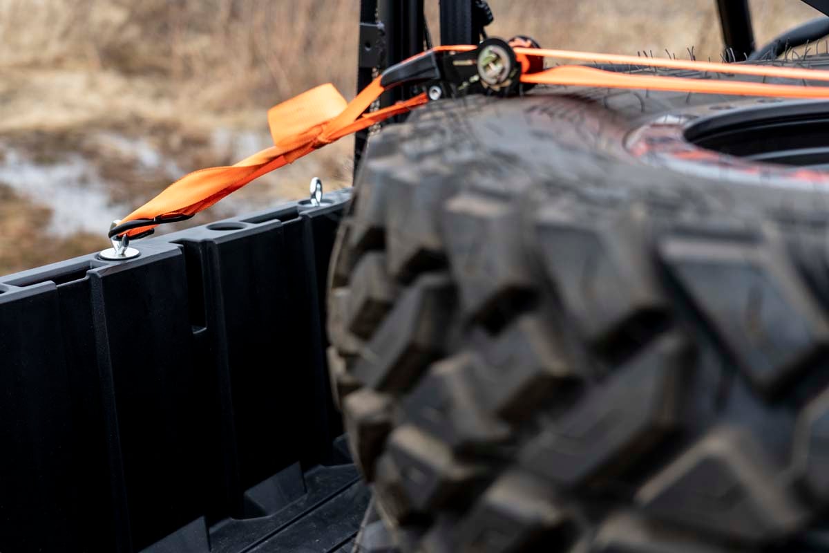Rough Country Polaris Bed Tie-Down Kit 5pc 13-20 RZR 99011