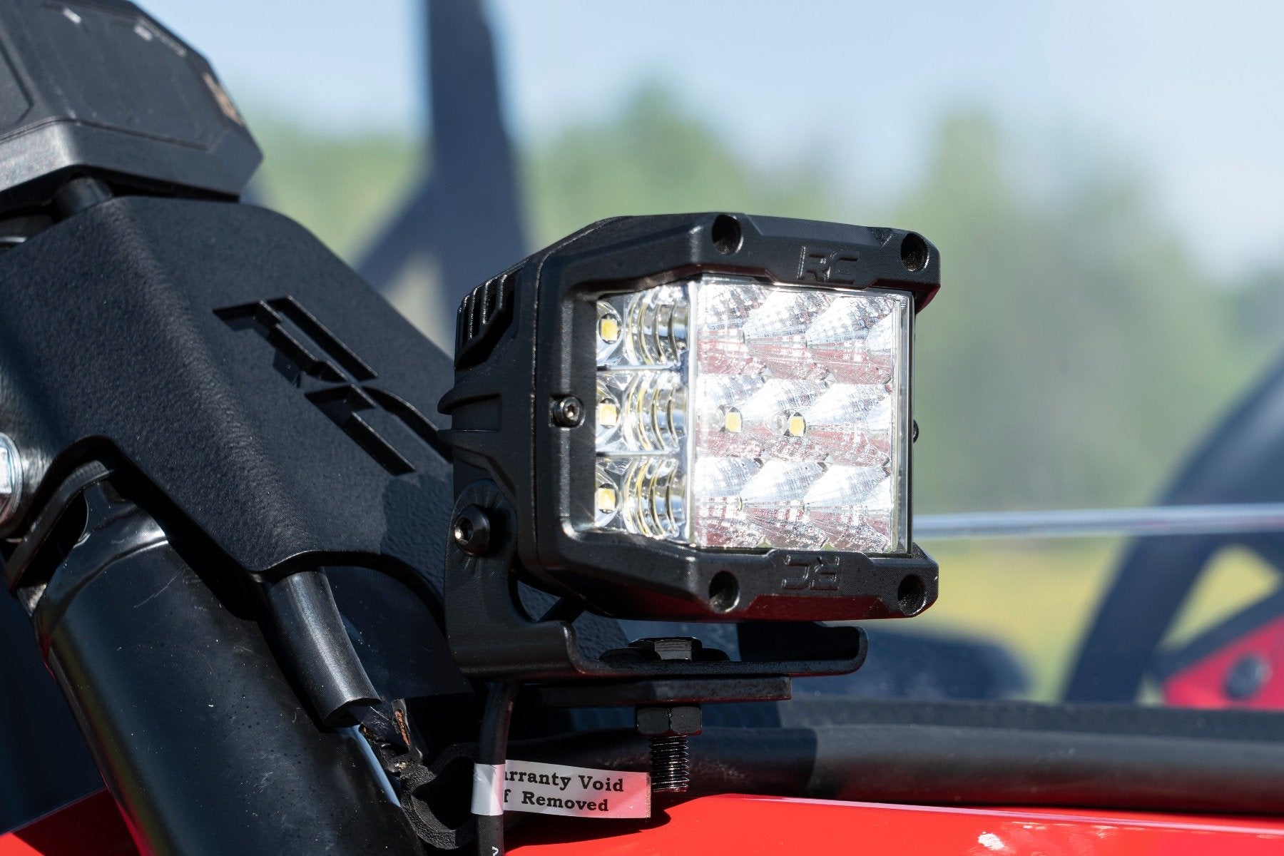 Rough Country Dual LED Cube Kit 19-20 Honda Talon Black Series Cool White 92034