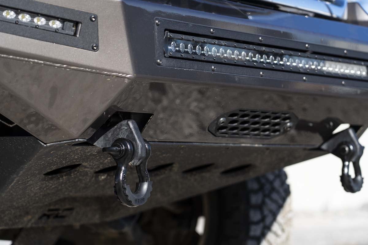 Rough Country GM Tow Hook to Shackle Conversion Kit 07-13 Silverado/Sierra 1500 RS156