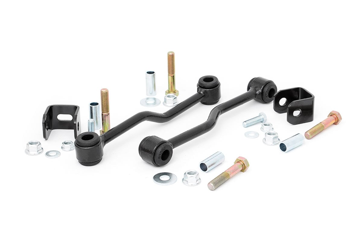 Rough Country Jeep Front Sway-bar Links 4-5in Lifts 97-06 Wrangler TJ 1028