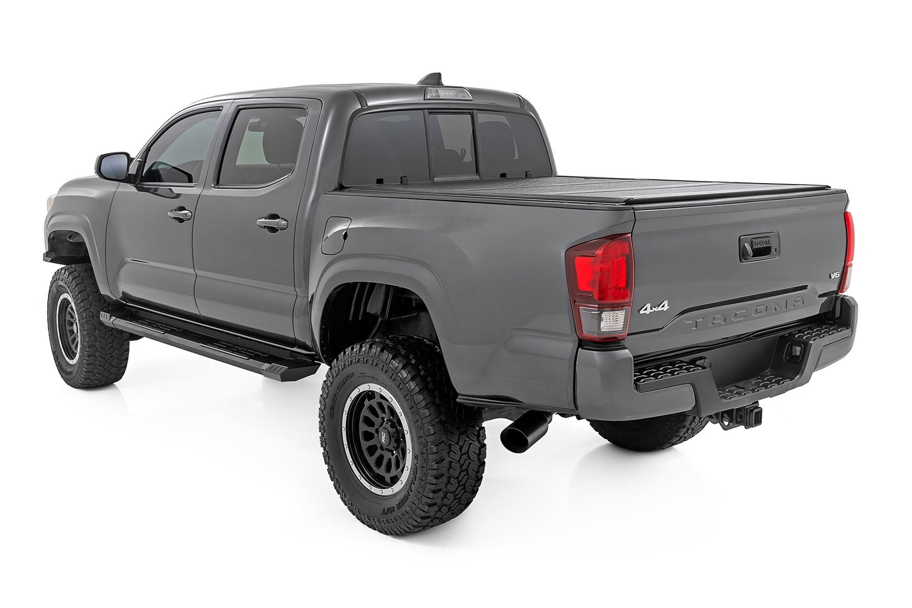 Rough Country HD2 Running Boards Double Cab Toyota Tacoma 05-23 SRB051785A