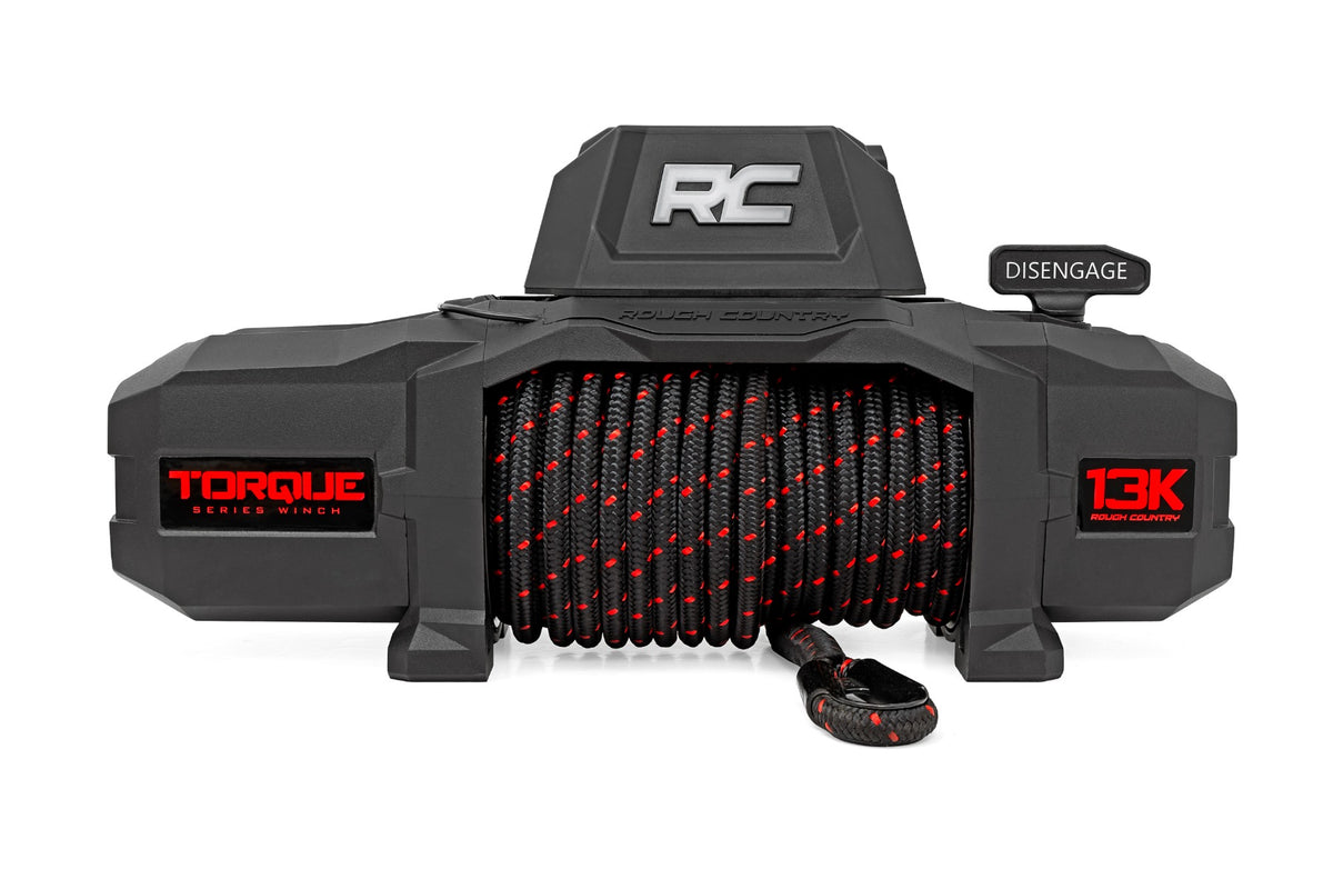 Rough Country 13000-Lb Pro Series Winch | Synthetic Rope TS13000SA