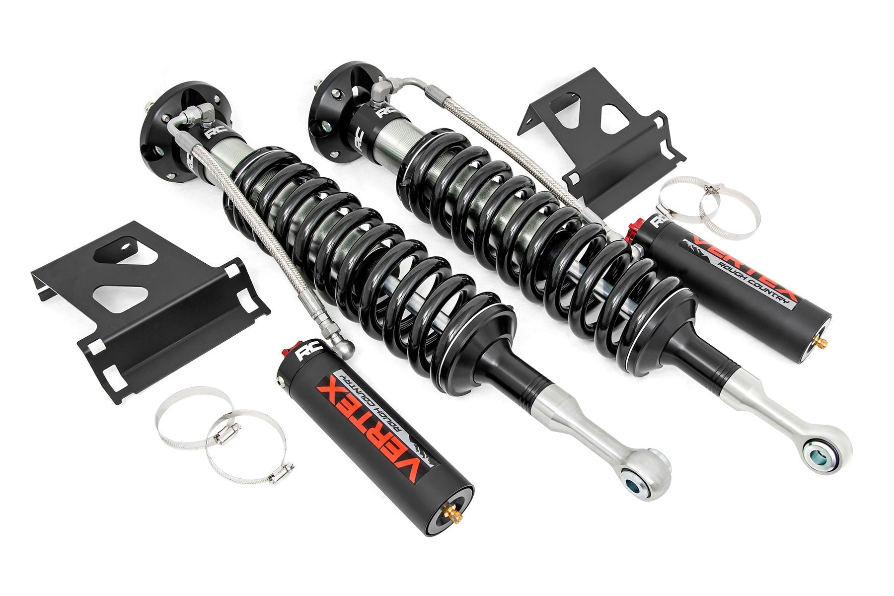 Rough Country For Toyota Front Vertex Coilovers 07-21 Tundra For 3.5"Lifts 689034