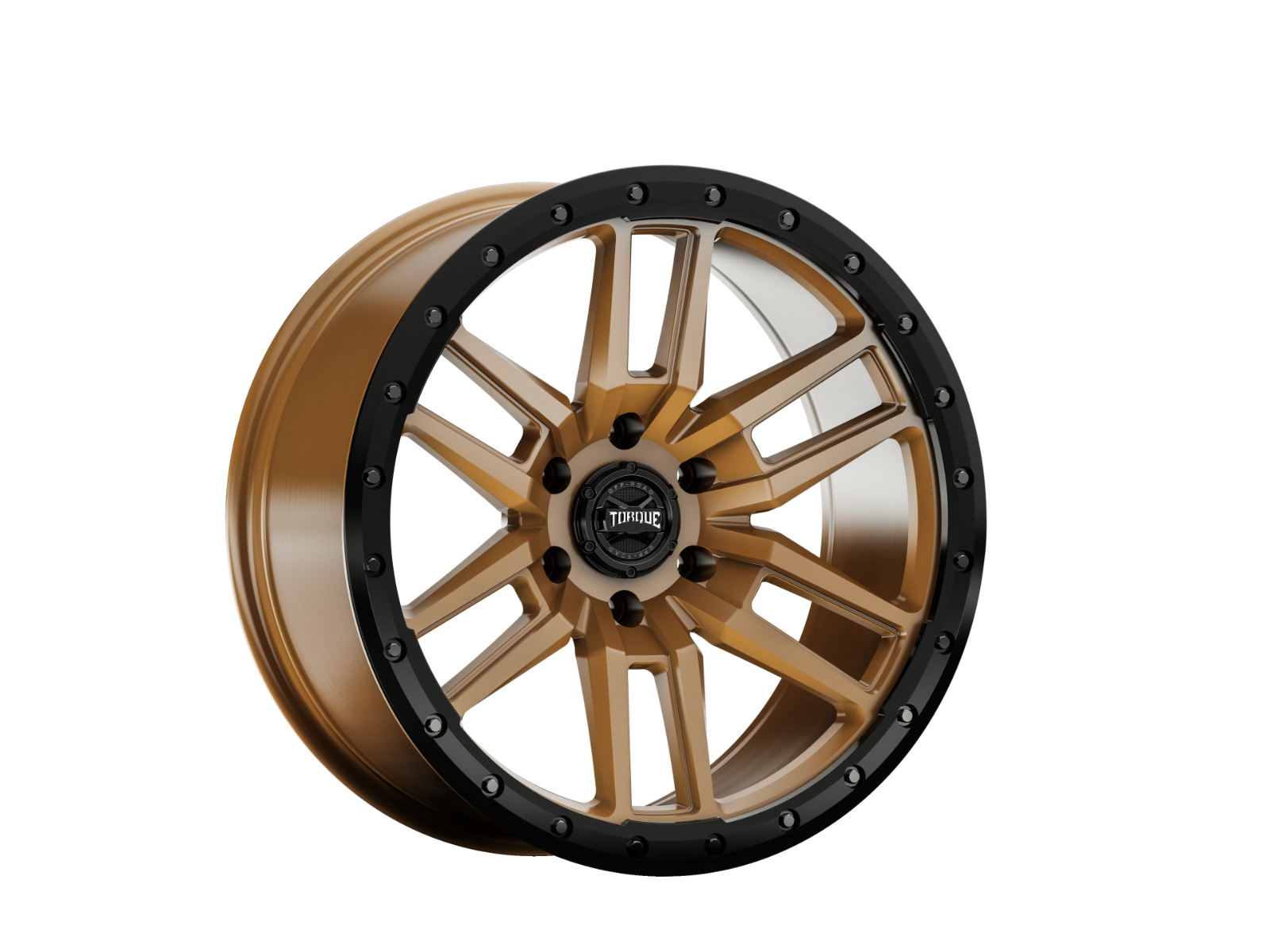 Rough Country Torque Pritchett Bronze w/Black Lip 20x9 6x135 -12mm -1