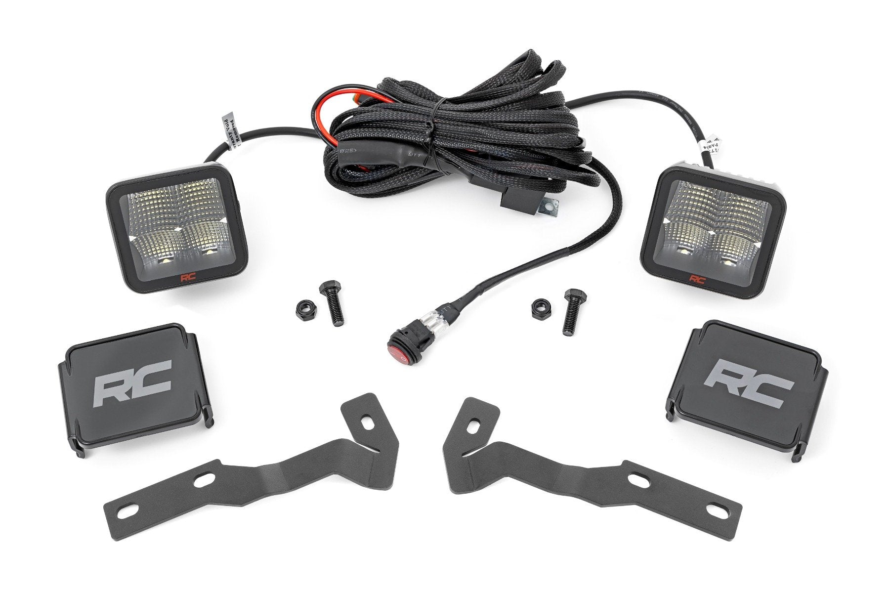 Rough Country LED Ditch Mount 2" Spectrum PR Spot Toyota Tacoma 16-23 81080