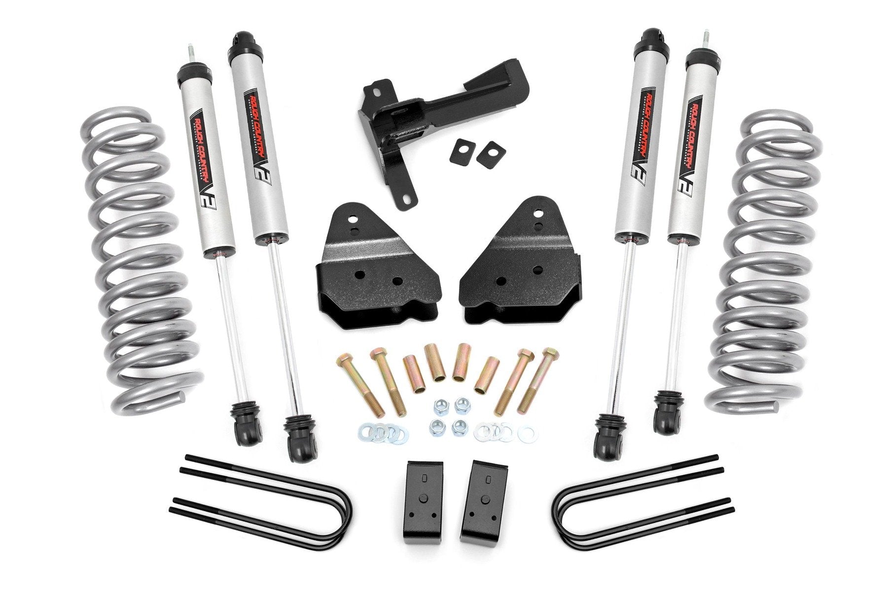Rough Country 3" Lift Kit for Ford Super Duty 17-22 V2 Front Diesel Coils 50271