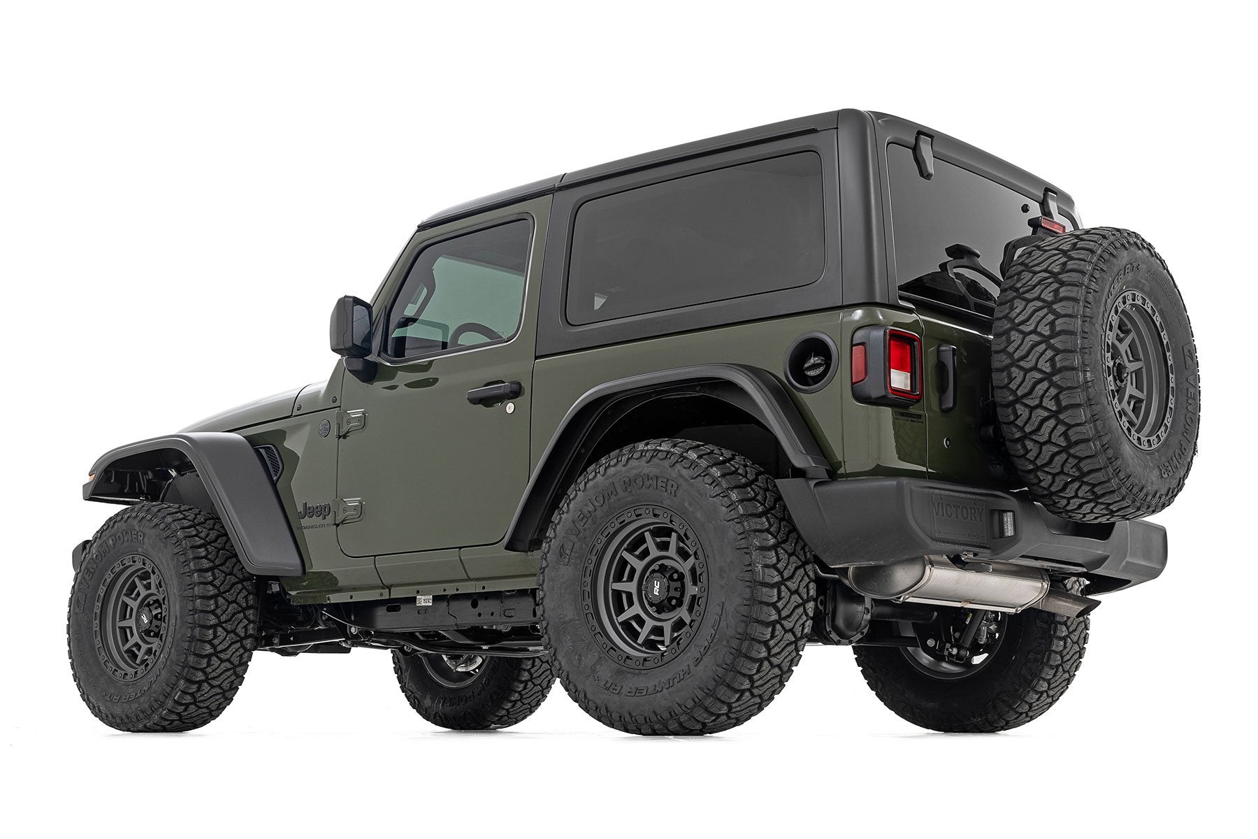 WF1 Fender Flares Jeep Wrangler Unlimited JLU 18-23 A-J01822