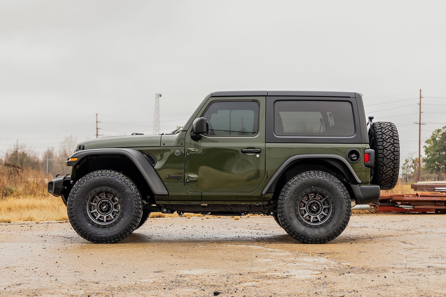 Rough Country 3.5" Lift Kit | C/A Drop | Front D/S | M1R | for Jeep Wrangler JL 4WD (2024-2025) 94144